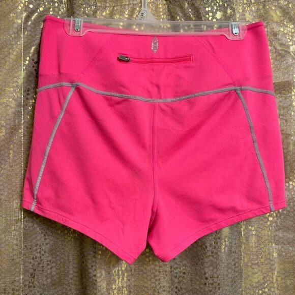 Free People Movement You're a Peach Athletic Shorts Hot Pink Flawed Large - Picture 2 of 12